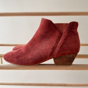 Suede Russet Ankle Boot